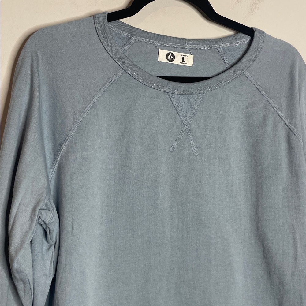 American Giant | Women’s Supima Cotton & Modal Crewneck Sweatshirt Size L NWOT - Picture 2 of 6